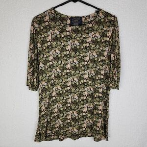 MICHAEL AXEL Italian Made Boatneck Blouse EU44 USXL